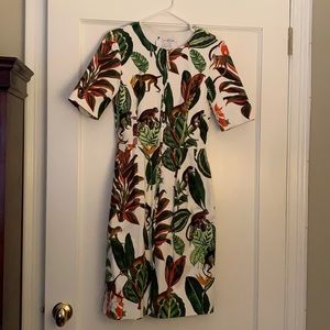 Oscar de la Renta Resort 2018 Monkey Dress